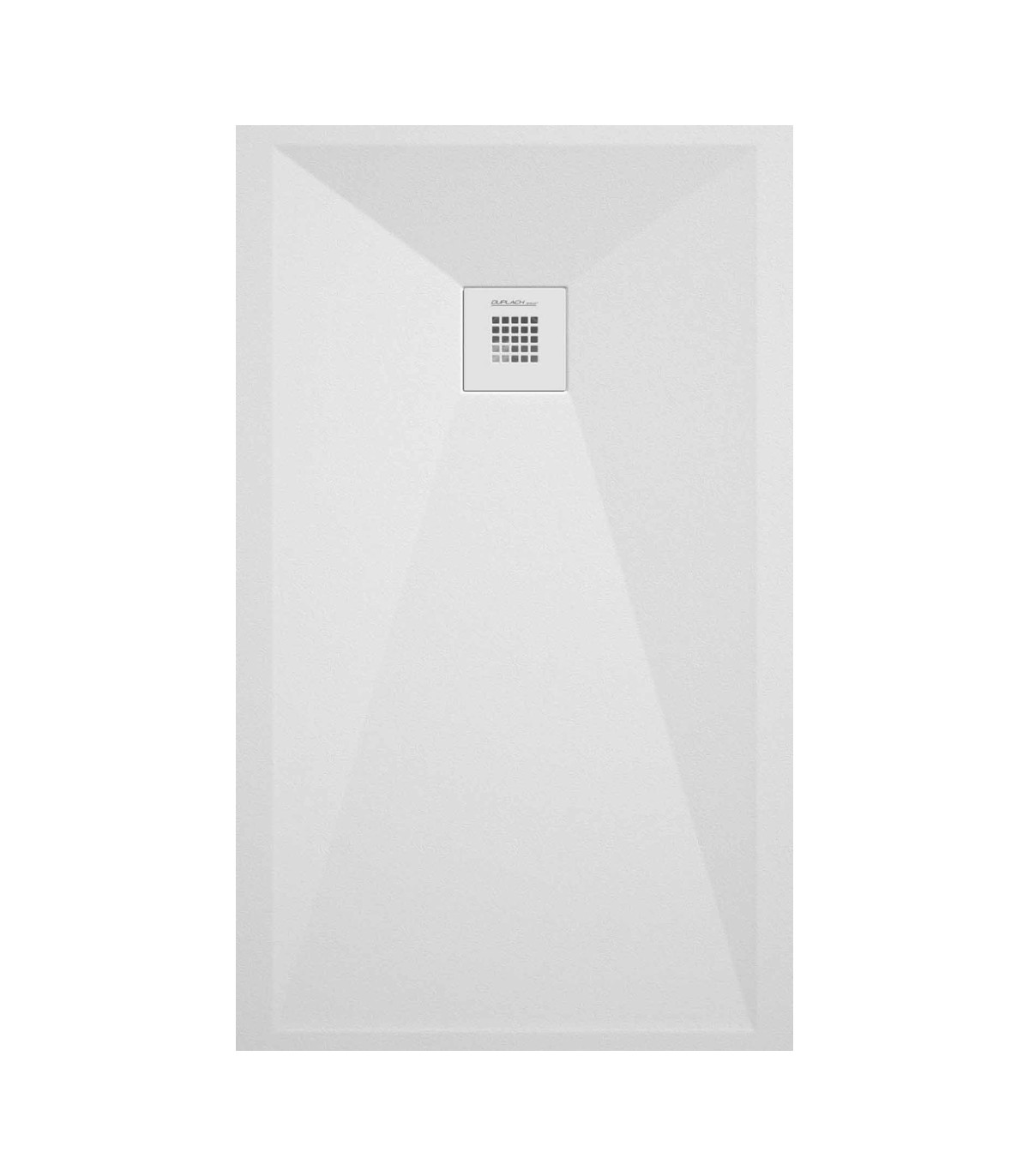 Plato de ducha classic | textura lisa | carga mineral válvula incluida