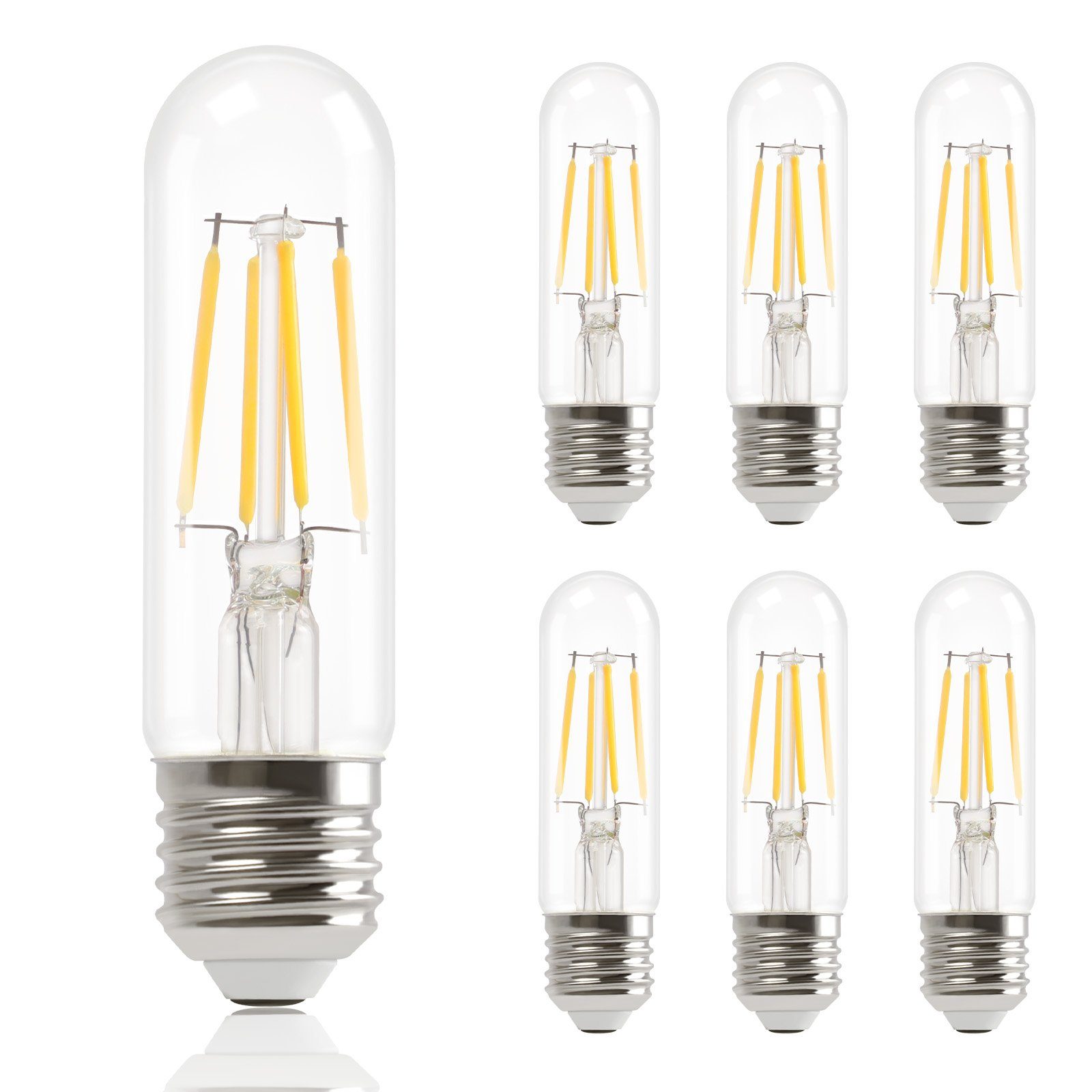 Nettlife bombillas LED E27 4 w 2700k pack 6