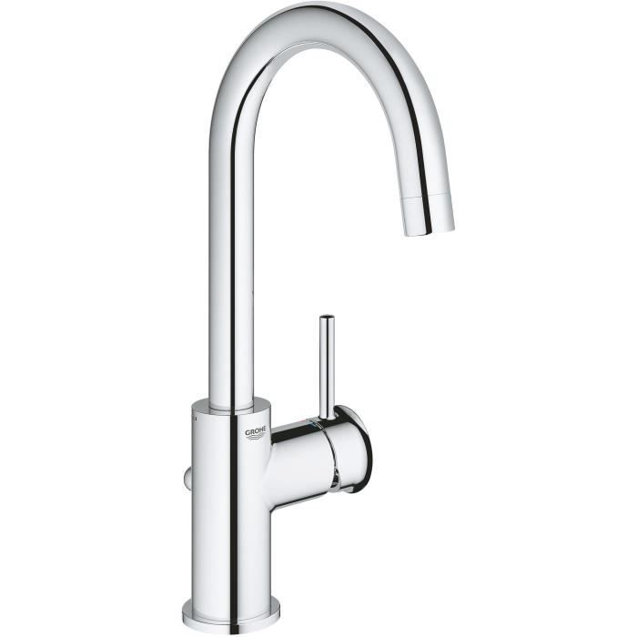 Mezclador monomando de lavabo - grohe - talla l - cromo - giratorio - ahorr