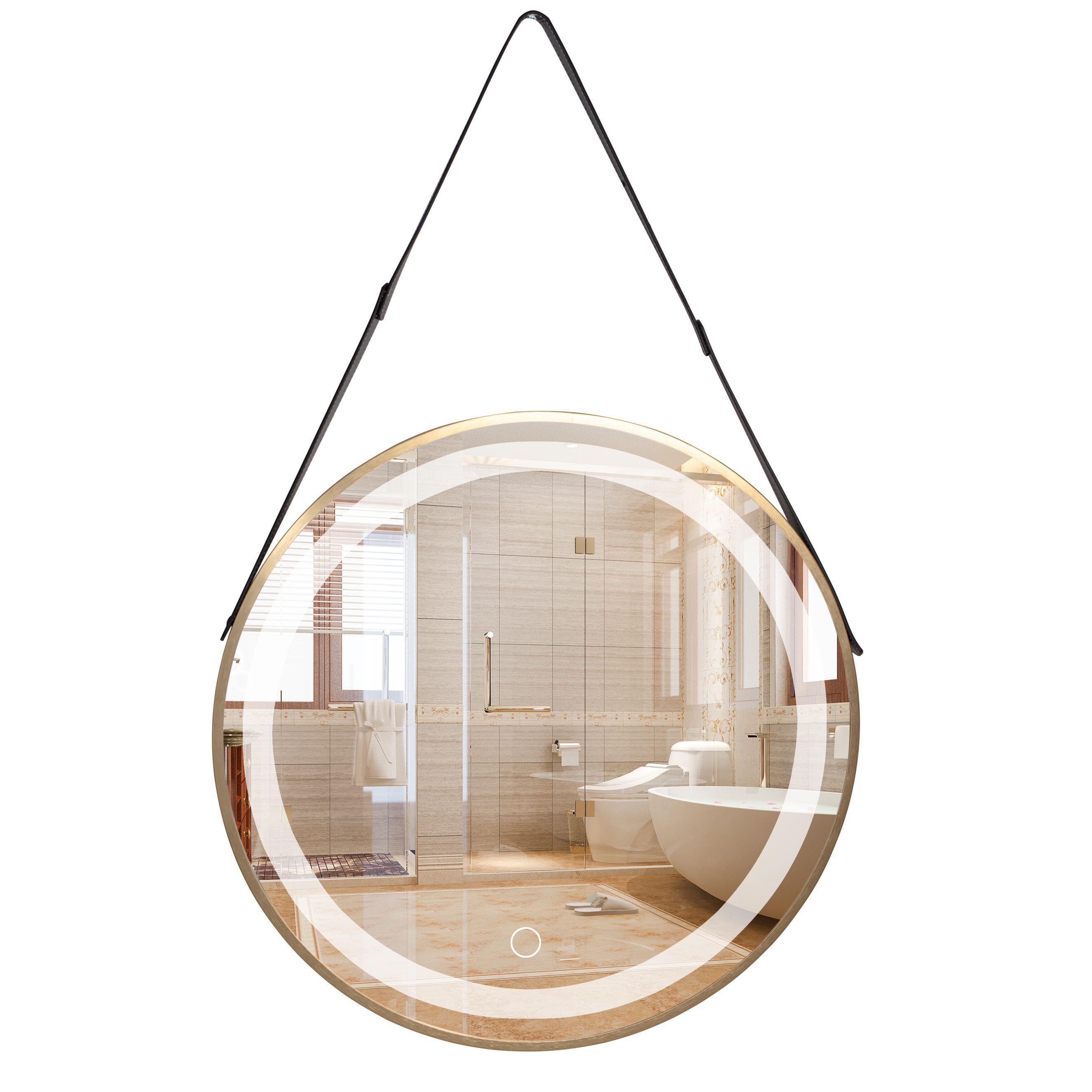 Rea espejo LED 60cm yh-3339, 59,5x59,5x3,5 cm