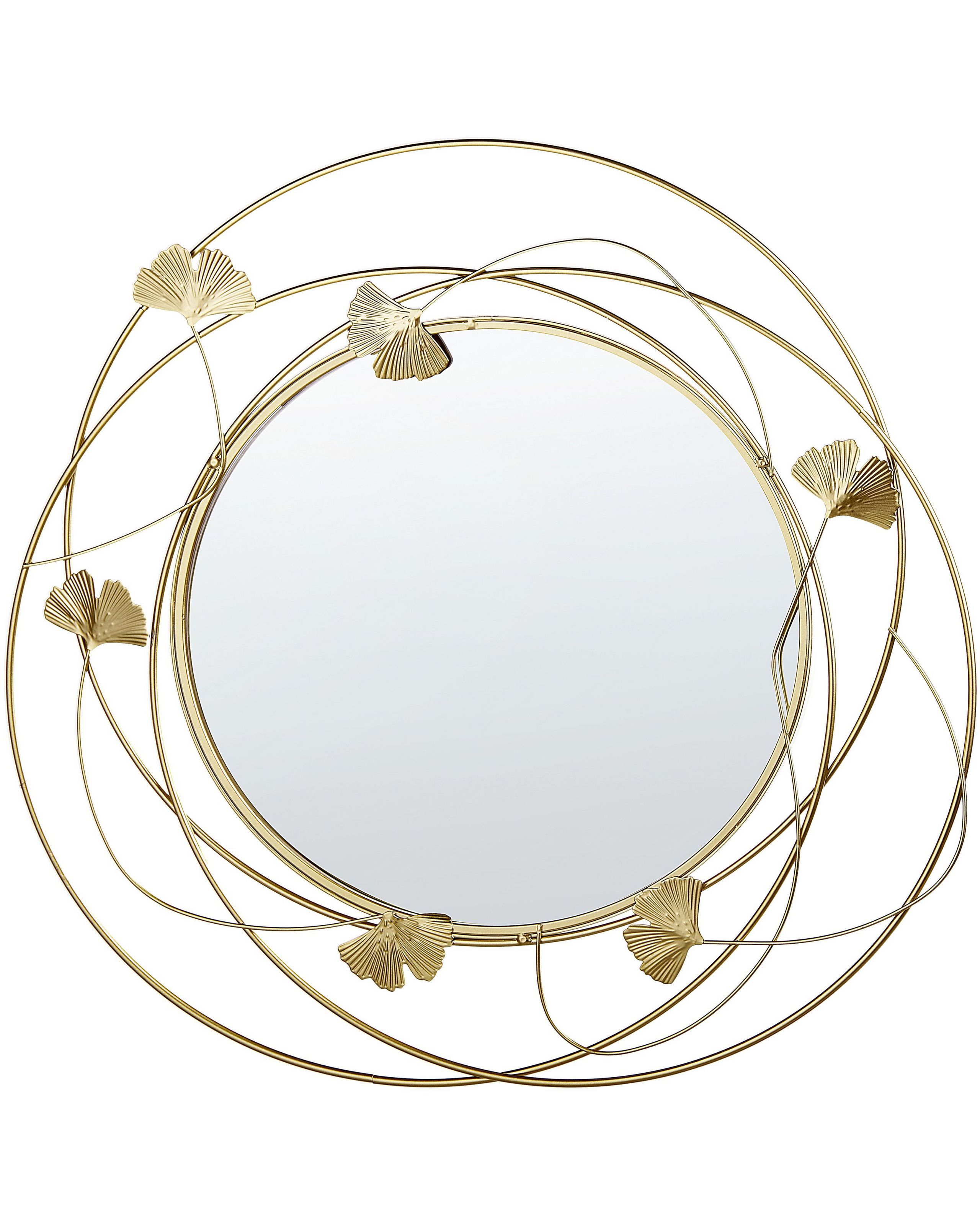 Espejo de pared anglet 46 cm 49 cm metal dorado