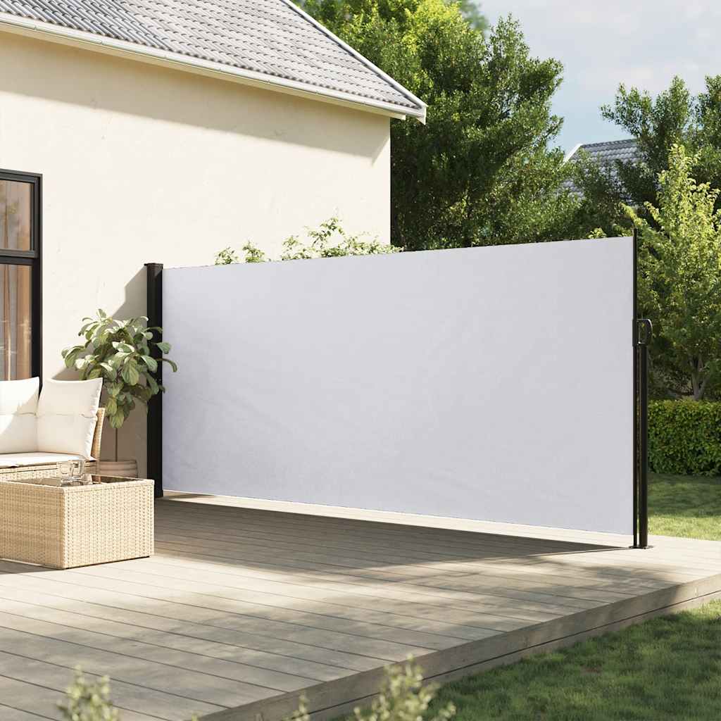Pantalla de jardín, toldo lateral retráctil blanco 180x300 cm ety5366815