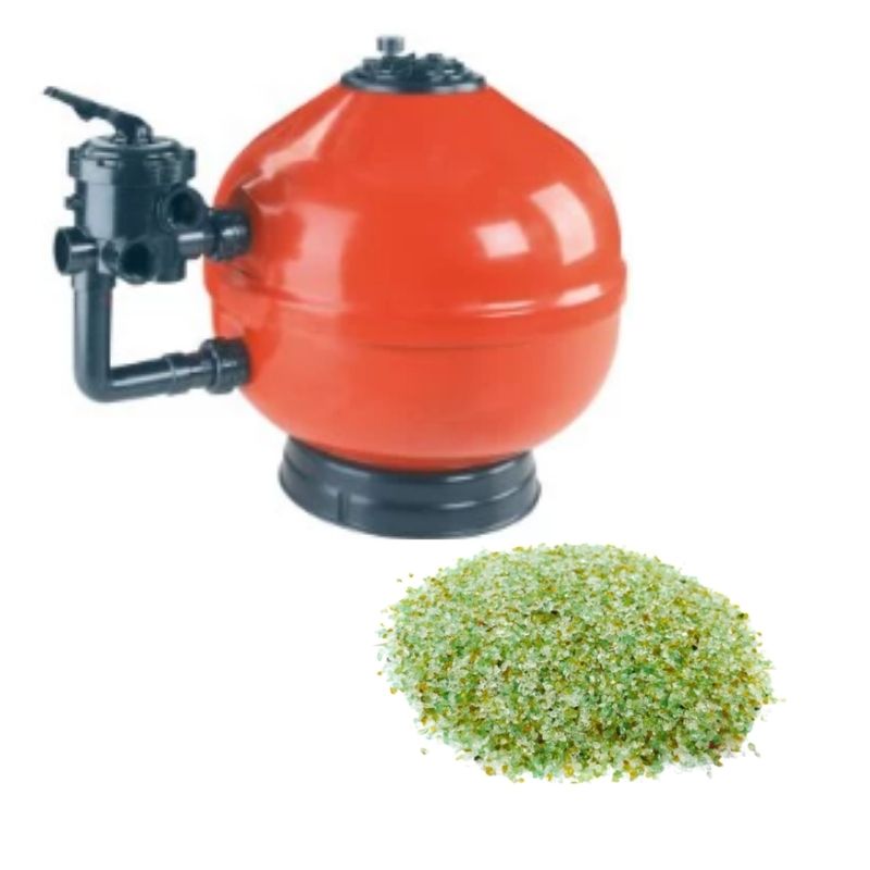 Filtro volcano 600 qp 14m3/h + vidrio