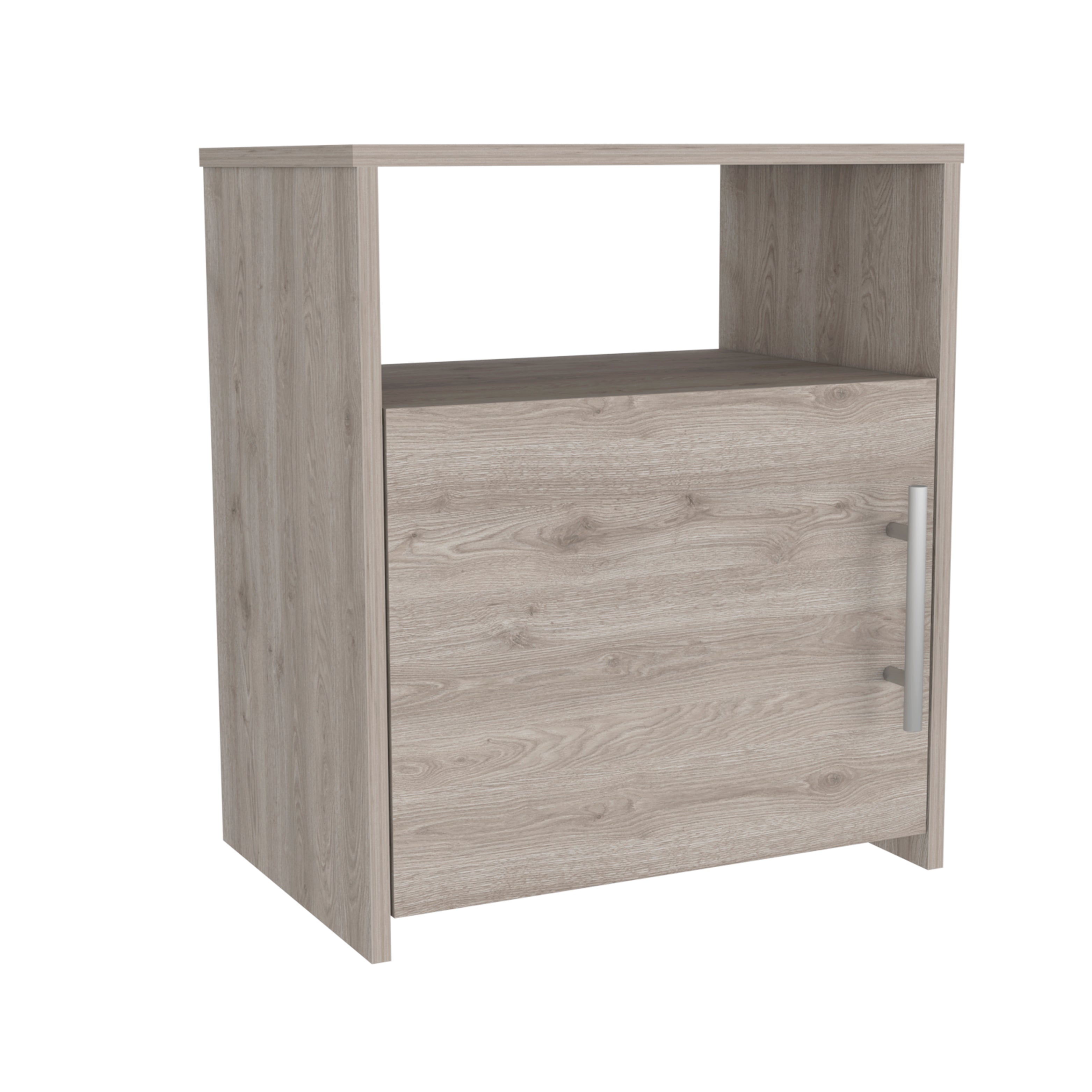 Tuhome mueble mesa de noche bristol, un compartimiento con puerta