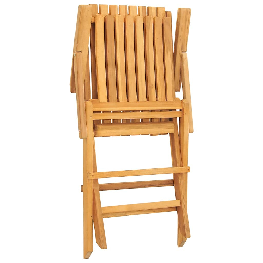 vidaXL sillas de jardín plegables 6 uds madera maciza teca 61x67x90 cm