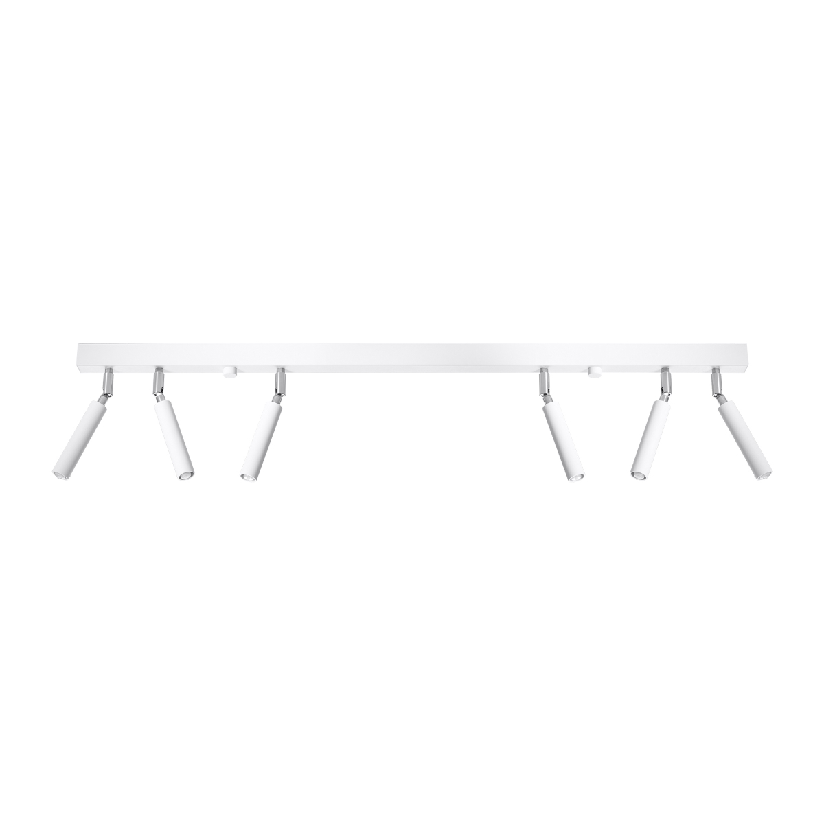 Lámpara de techo eyetech 6 blanco aluminio 100x20x3cm