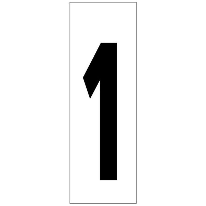 Numero adhesivo 46x140 mm. nº 1