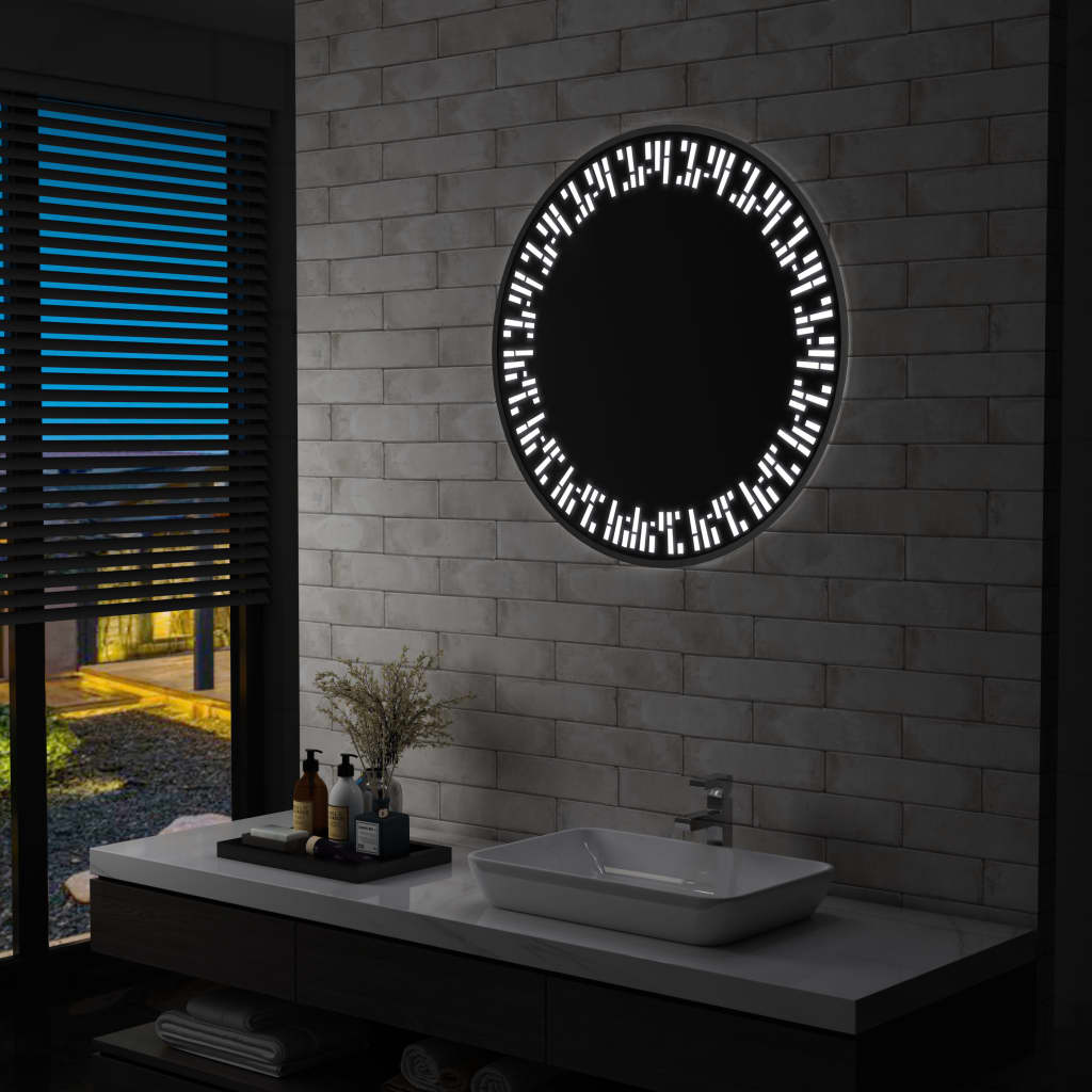 Espejo de baño con LED 80 cm