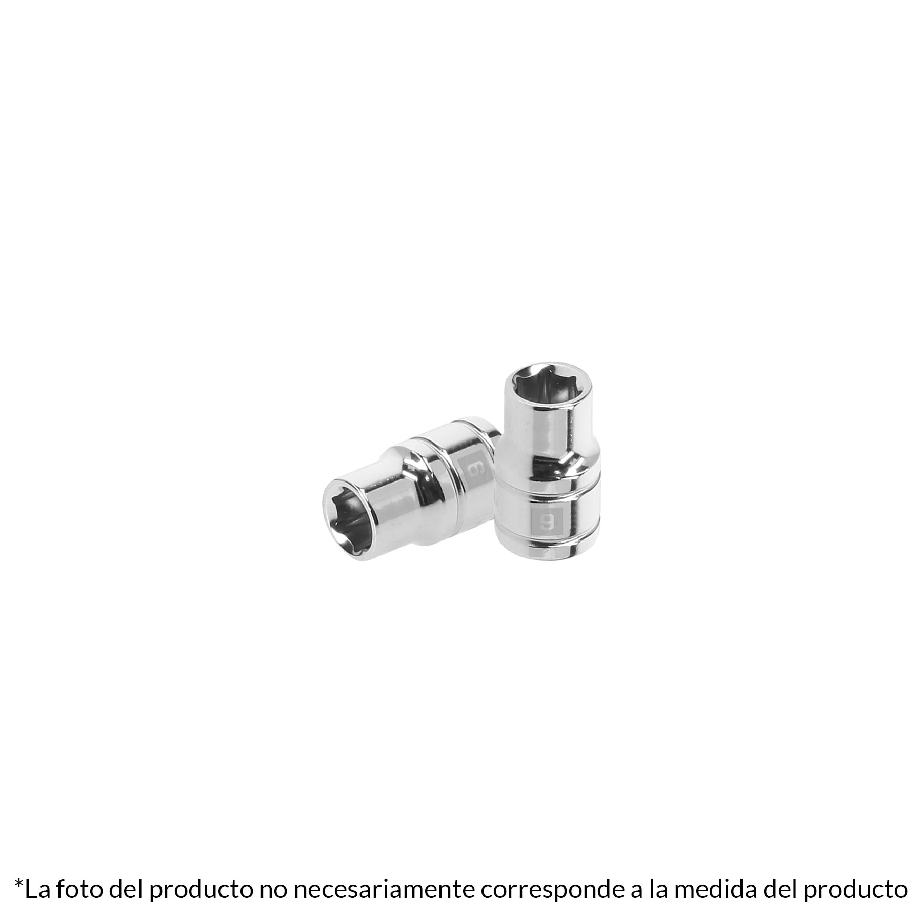 Llave vaso hexagonal, cuadro 3/8" - 8 mm