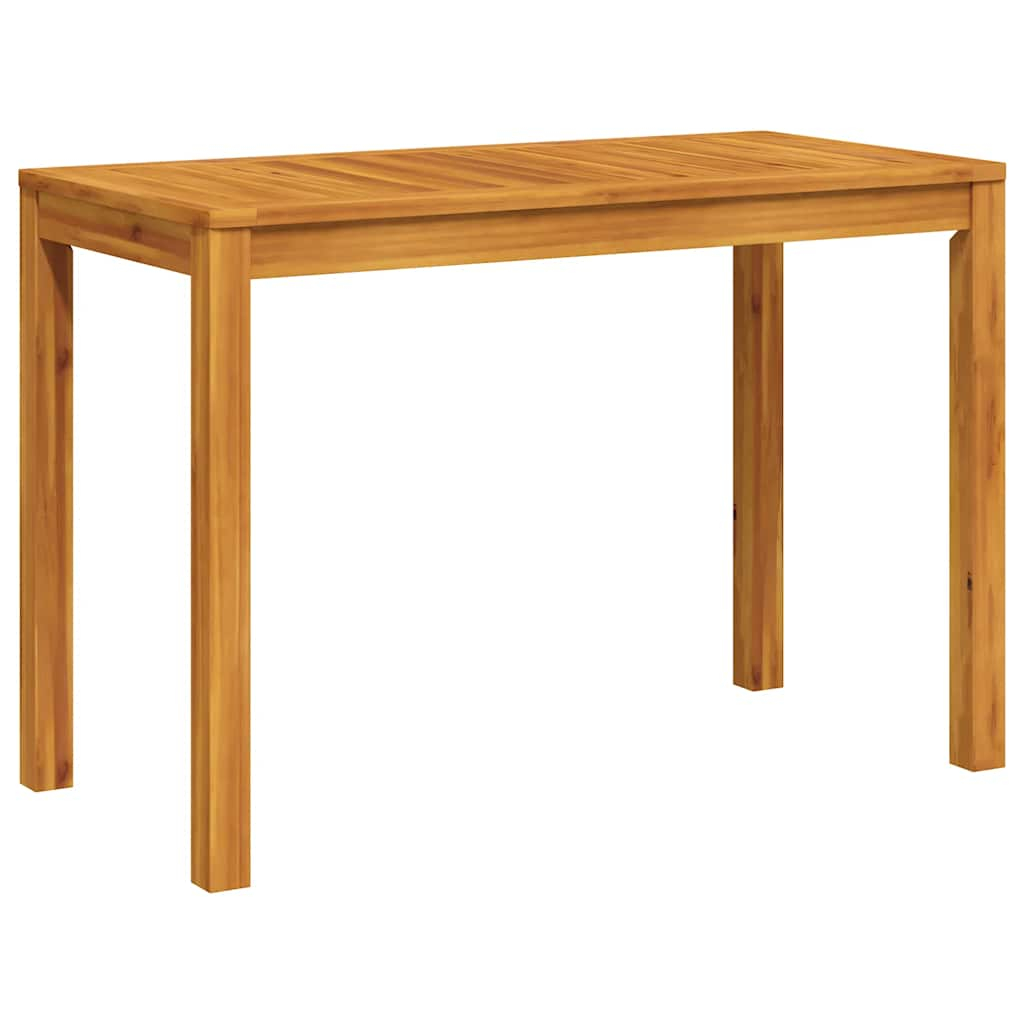 vidaXL mesa de comedor de jardín madera maciza de acacia 110x55x75 cm