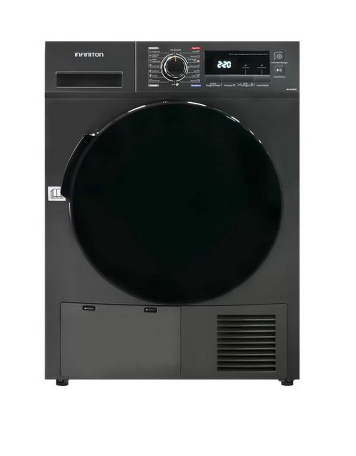 Secadora de condensación infiniton sd-dg85c - 8kg, 16 programas, b