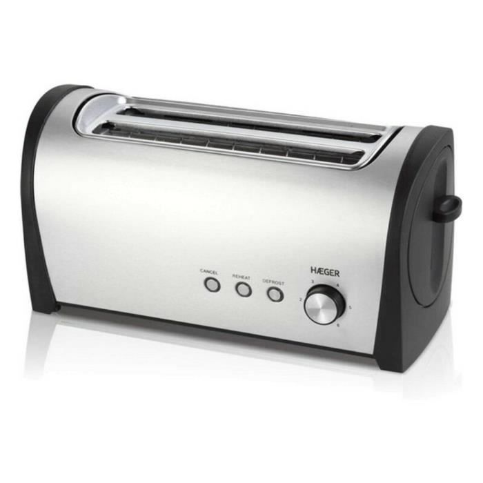 Tostadora - hAEGer - desayuno plus - 1400 w - multifuncional - 6 niveles de