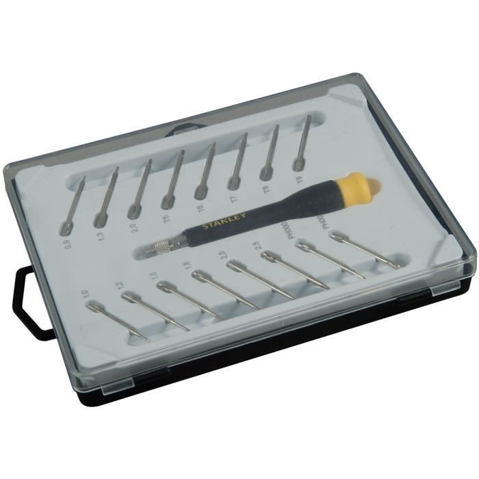 Juego de 16 microdestornilladores multipunta - stanley - stht0-62633 - ranu