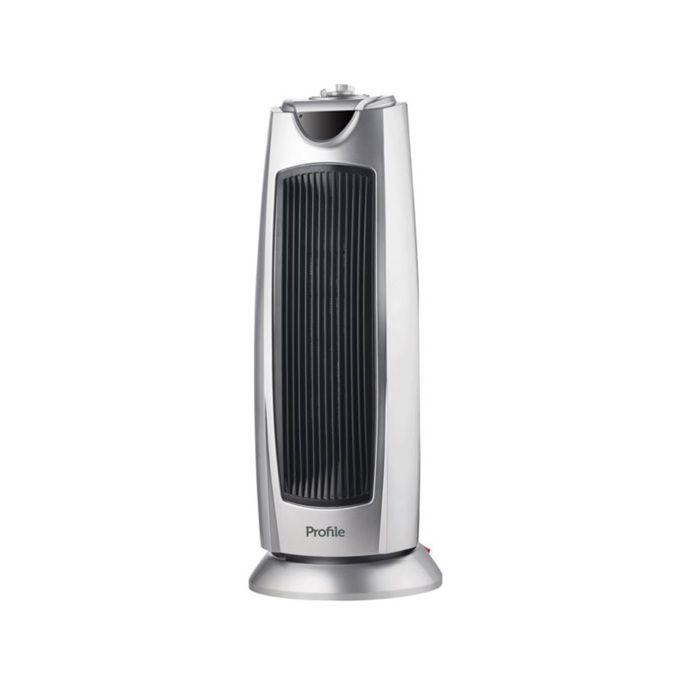Radiador cerámico oscilante 2000w - perfil - gris - calentamiento rápido
