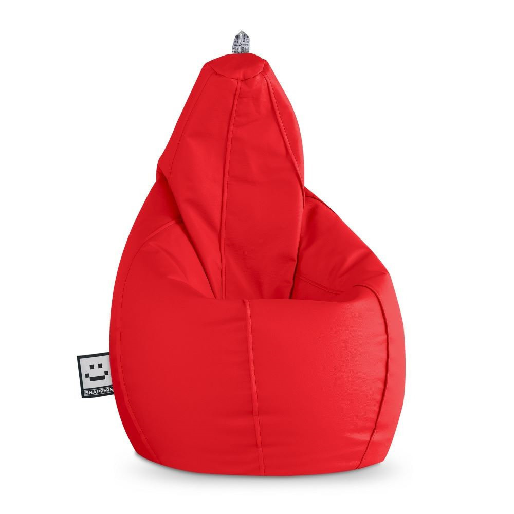 Puff pera polipiel rojo happers xxl