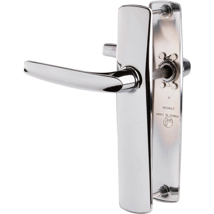 Manija de puerta interior - riv-angers - vachette - gris plata - pico de pa