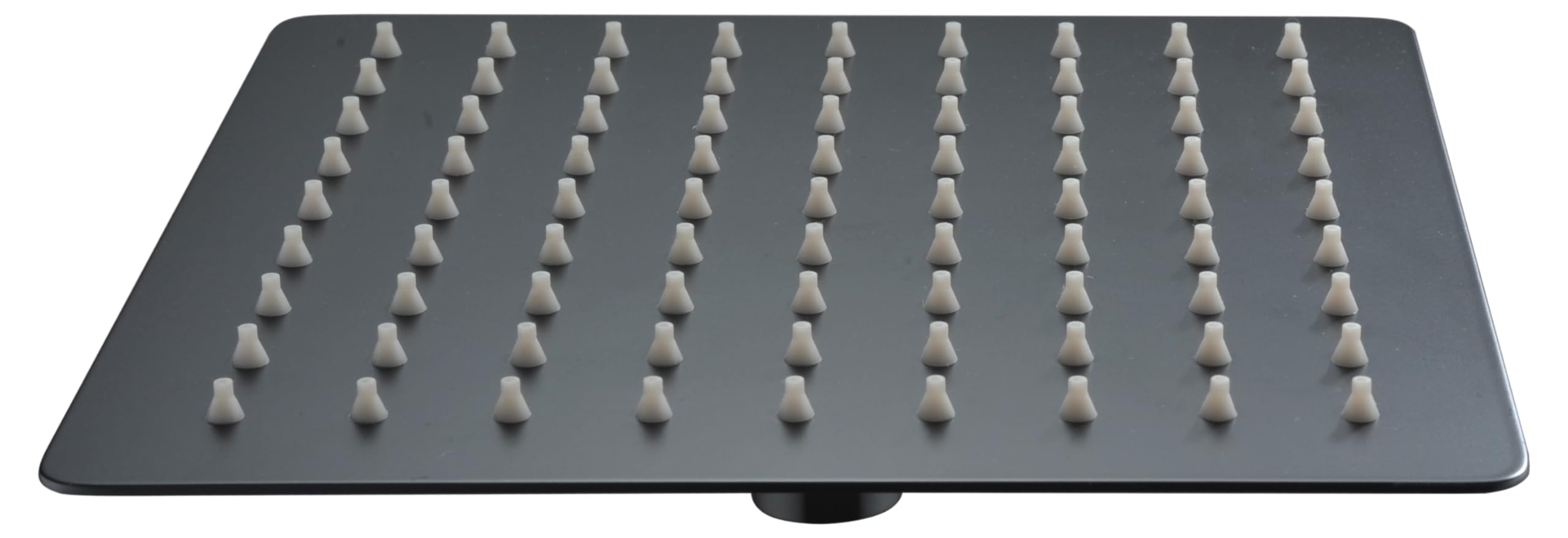 Imex - rociador ducha efecto lluvia de 20x20cm negro