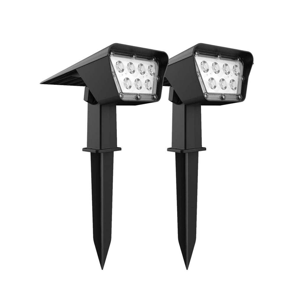 Juego de 2 focos solares 250lm curtis