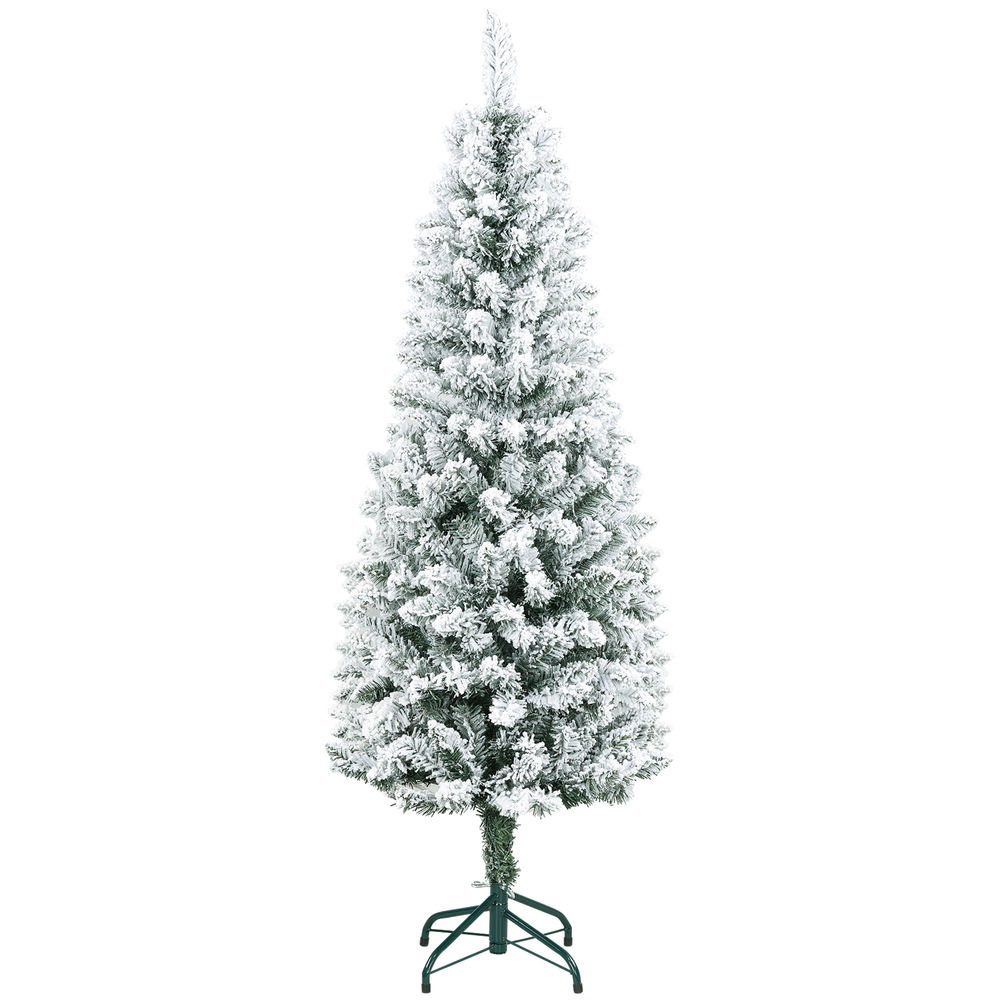 Árbol de navidad 55x55x150 cm plástico, metal color verde Homcom
