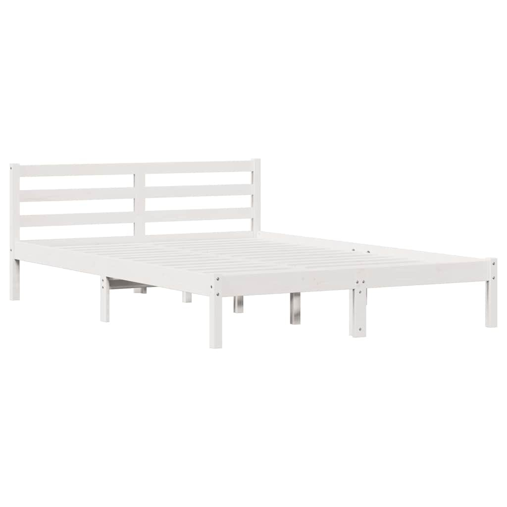 vidaXL marco de cama 210 x 140 cm madera maciza de pino