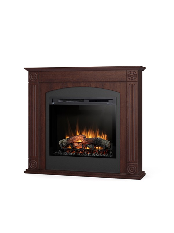 Atrato - chimenea de suelo eléctrica LED independiente - roble 28