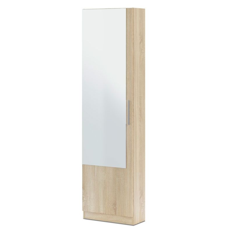 Zapatero kristal 1 puerta