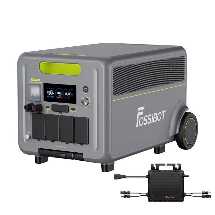 Fossibot - central eléctrica lifepo4 - 5222wh - 7200w microinversor 800w