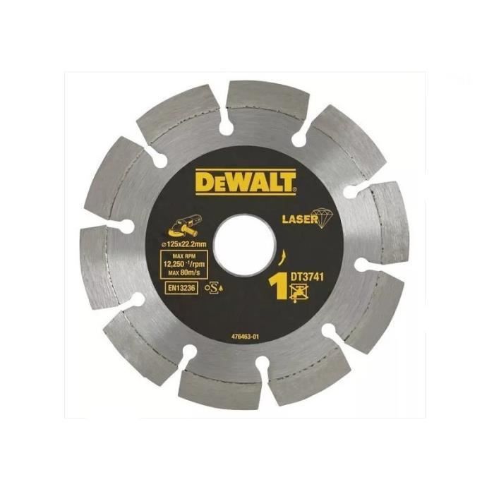 Disco láser - Dewalt - dt3741-xj - 125x22.2mm - altura del segmento 7.5mm -
