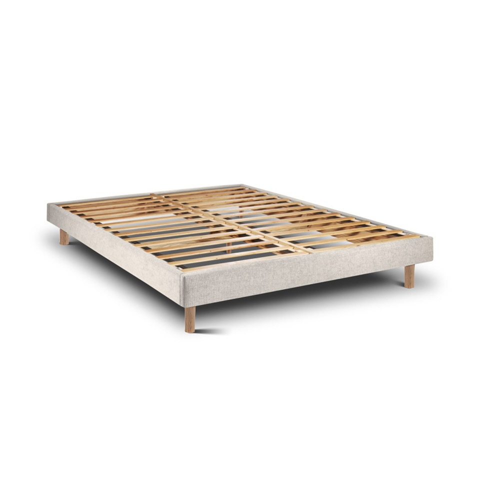 Estructura de cama tribu pearl 200 x 160 cm altura 30 cm indream