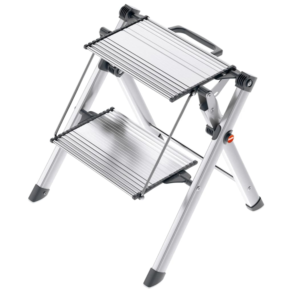 Hailo escalera con 2 peldaños mini comfort 45 cm aluminio 4310-100