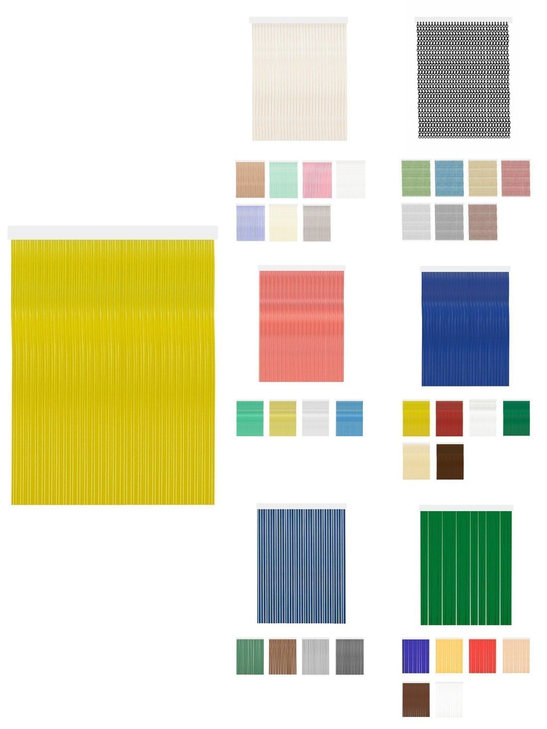 80 x 240 cm | karla - amarilla | cortinas de exterior impermeables – cort