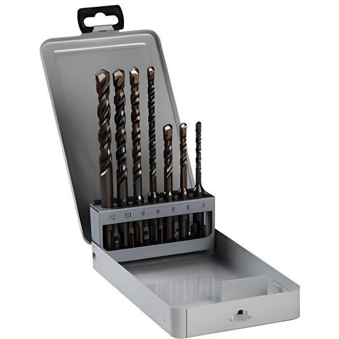 Brocas Bosch sds-plus - caja de 7 brocas - perforación profesional en hormi