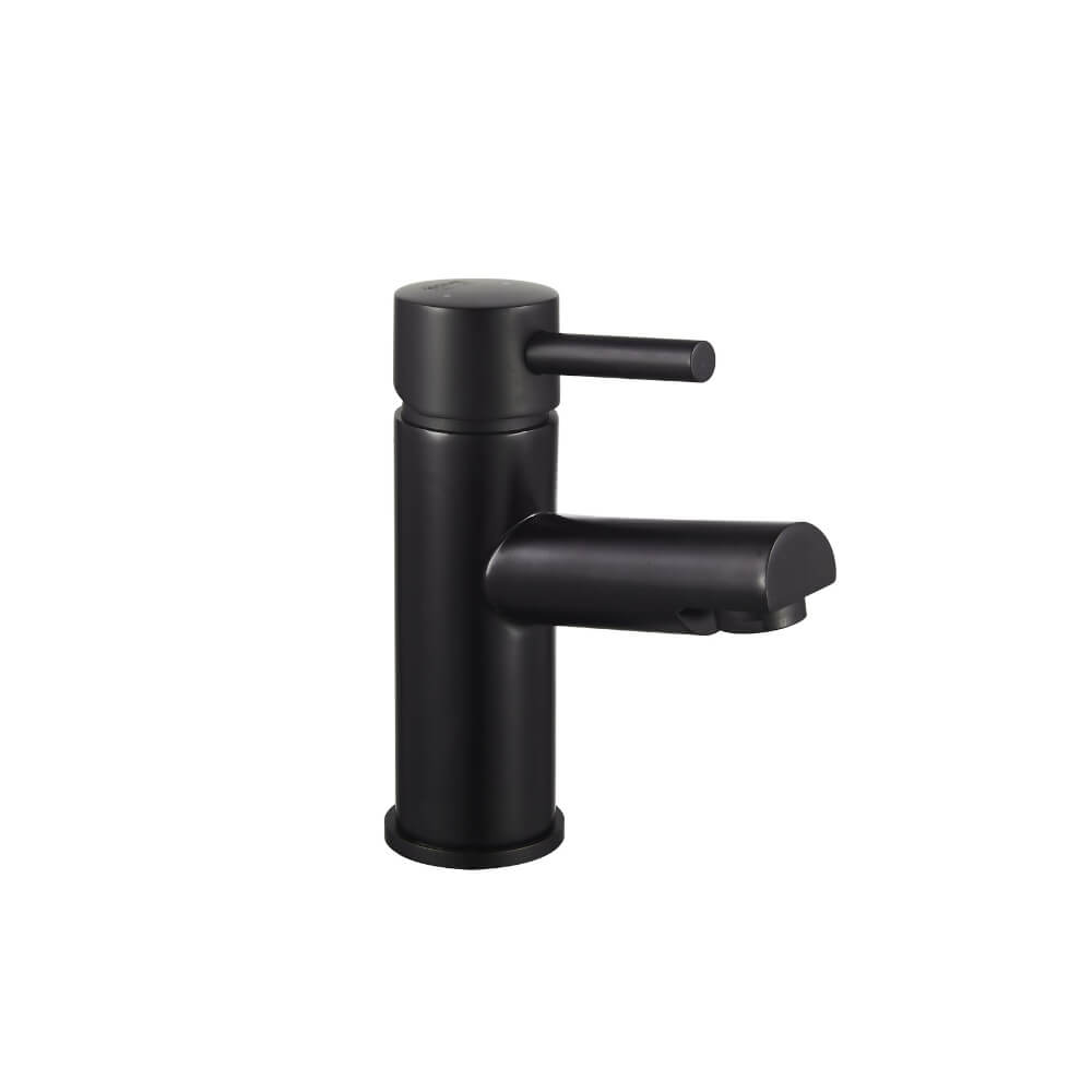 Grifo mezclador de lavabo flowy - negro