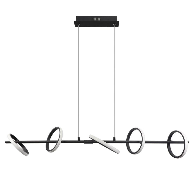 Nettlife lámpara colgar LED negro 105x24.5