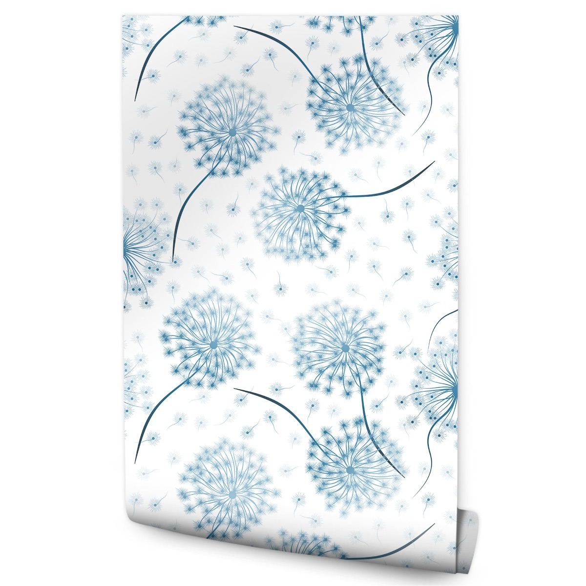 Papel Pintado Dormitorio Con Diente De León Flores Y Naturaleza 53cm x 10m