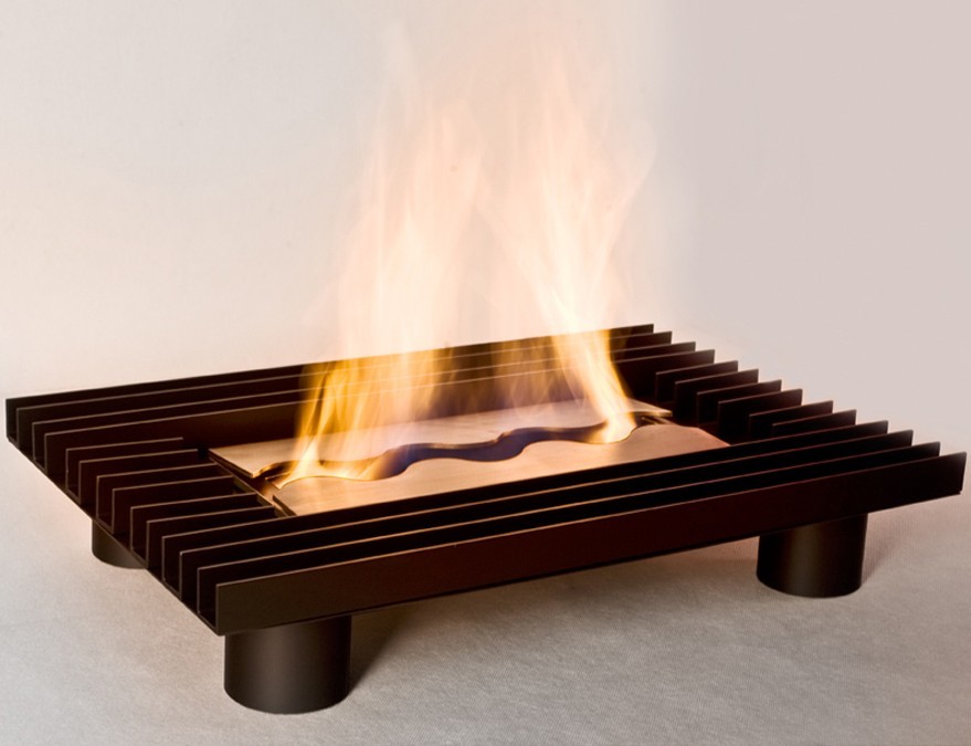 Kone - chimenea de bioetanol independiente negro