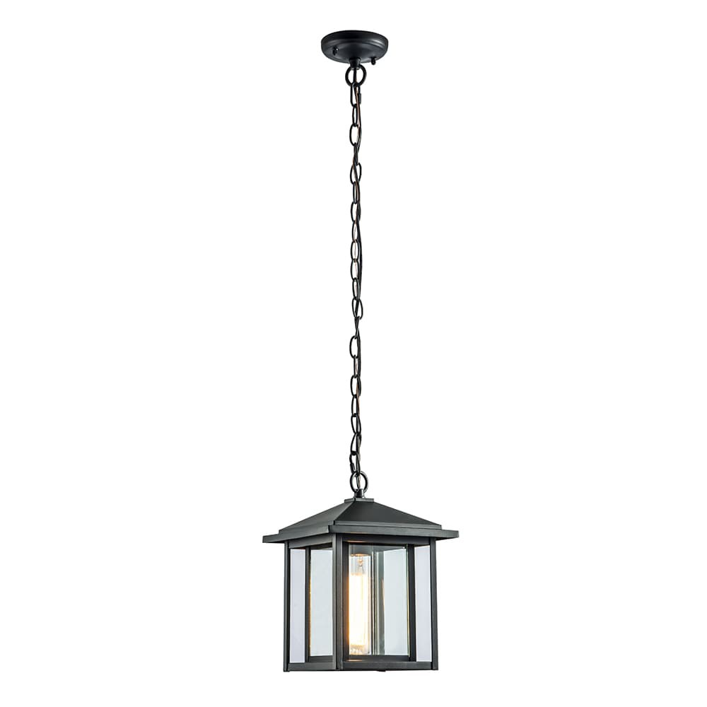 Lámpara de exterior avenida con pantalla transparente 1xE27 wonderlamp