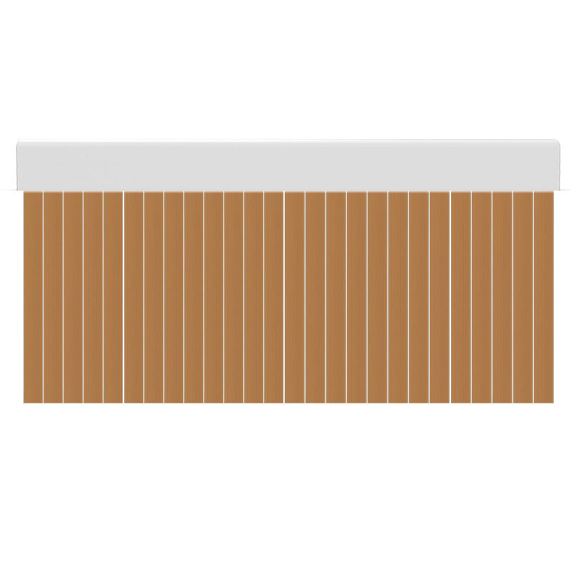 Cortina para puertas de PVC surca miel / 9120 x 220