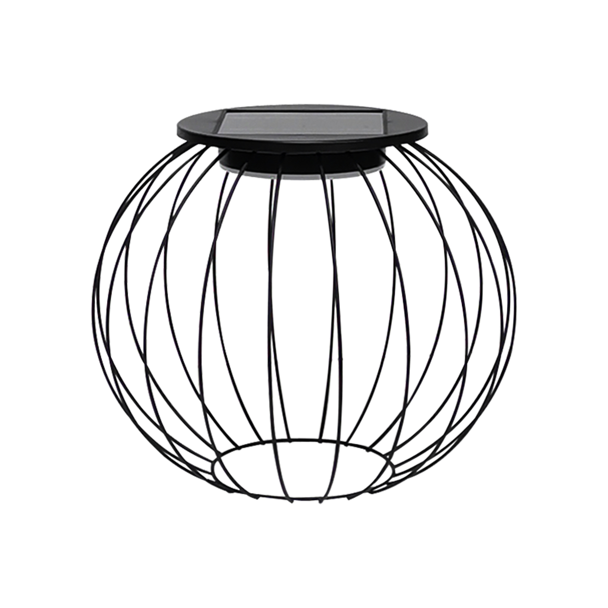 Baliza solar LED 3w negro ip44