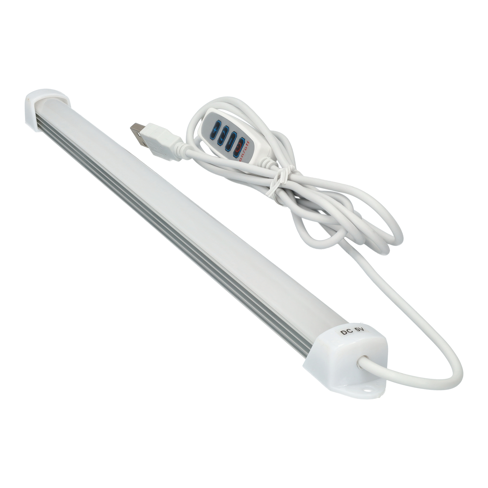 Tubo LED 35cm cct 3 tonos (3000k-4200k-6000k) 300lms cable usb 2m