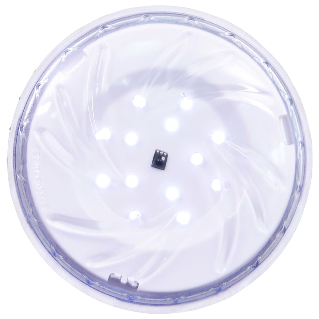 vidaXL lámpara LED sumergible flotante piscina mando distancia blanco