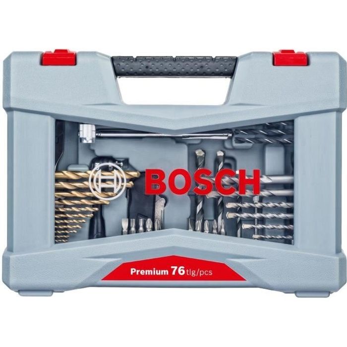 Juego de taladrado y atornillado premium de 76 piezas - Bosch