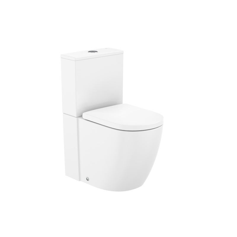 Inodoro completo meridian blanco brillo roca vortex adosado