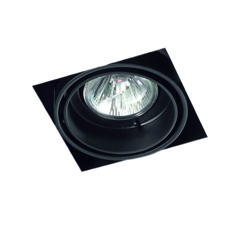 LEDs c4 downlight multidir one LED 107mm trimless 8w 58.1º negro ip23
