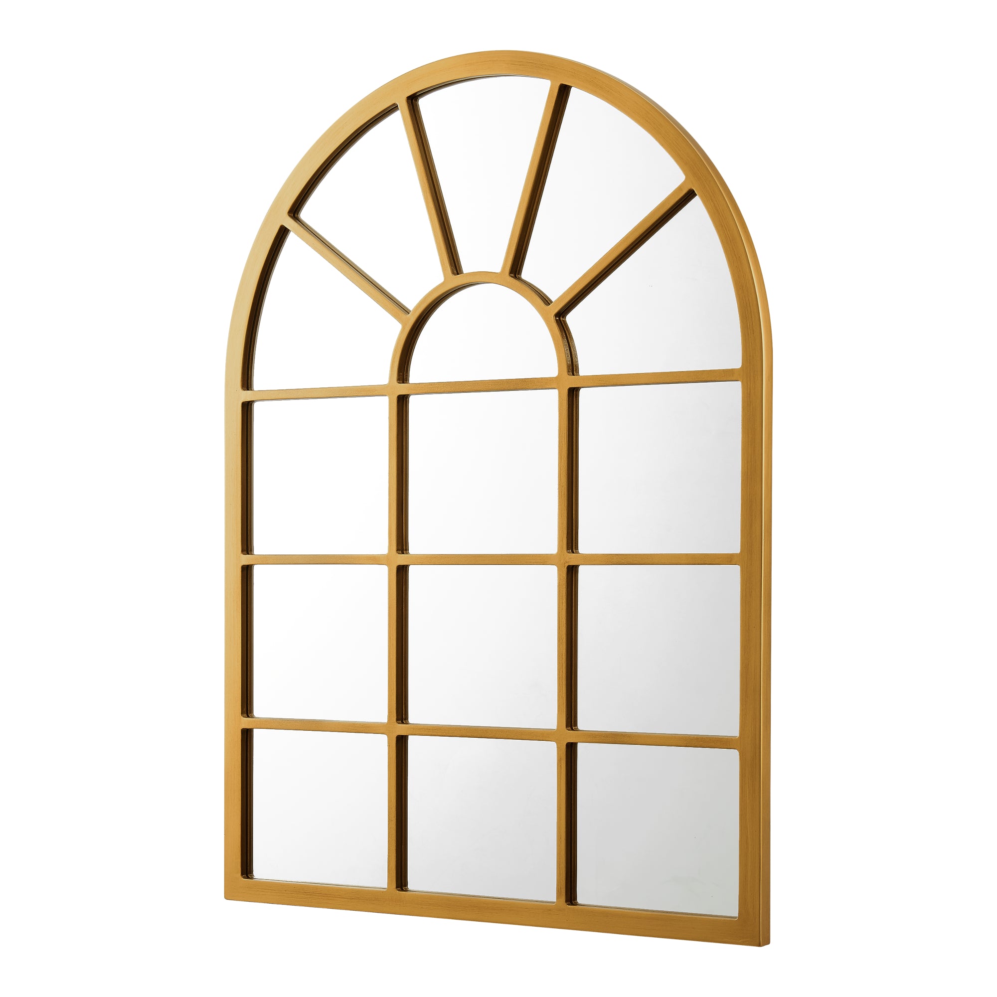 Espejo de pared redondo con forma de ventana 80