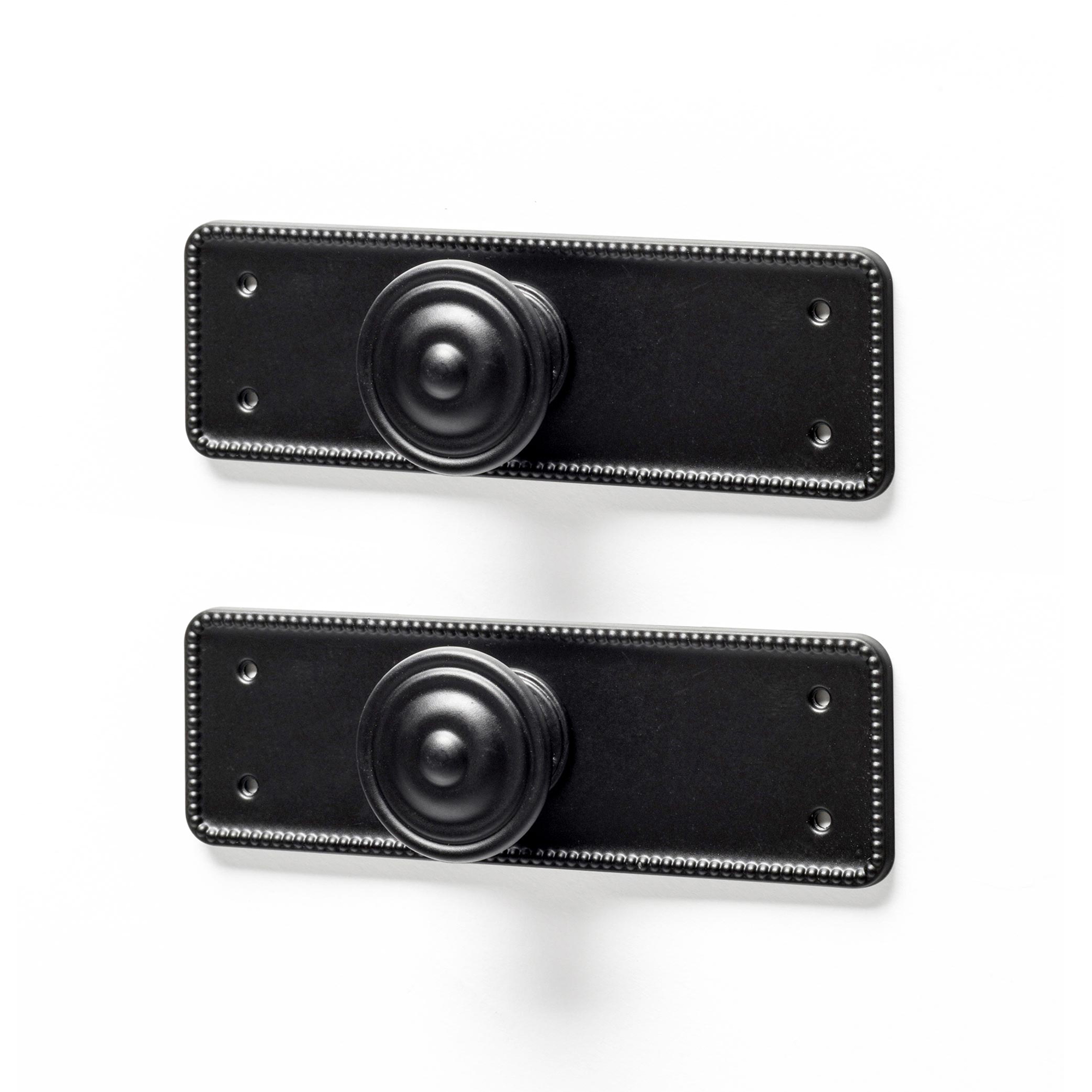 Pomo para mueble rei 3318 | 110x35x26 mm | negro mate | 2 uds. | zamak