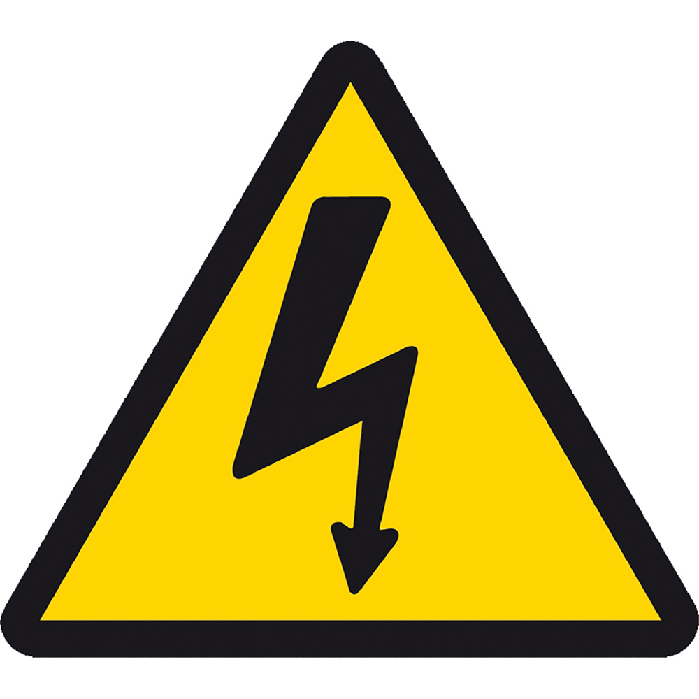 Señal adhesiva riesgo eléctrico