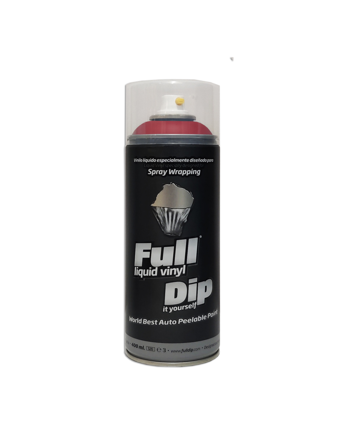 Spray vinilo liquido full dip rojo carmin 400 ml
