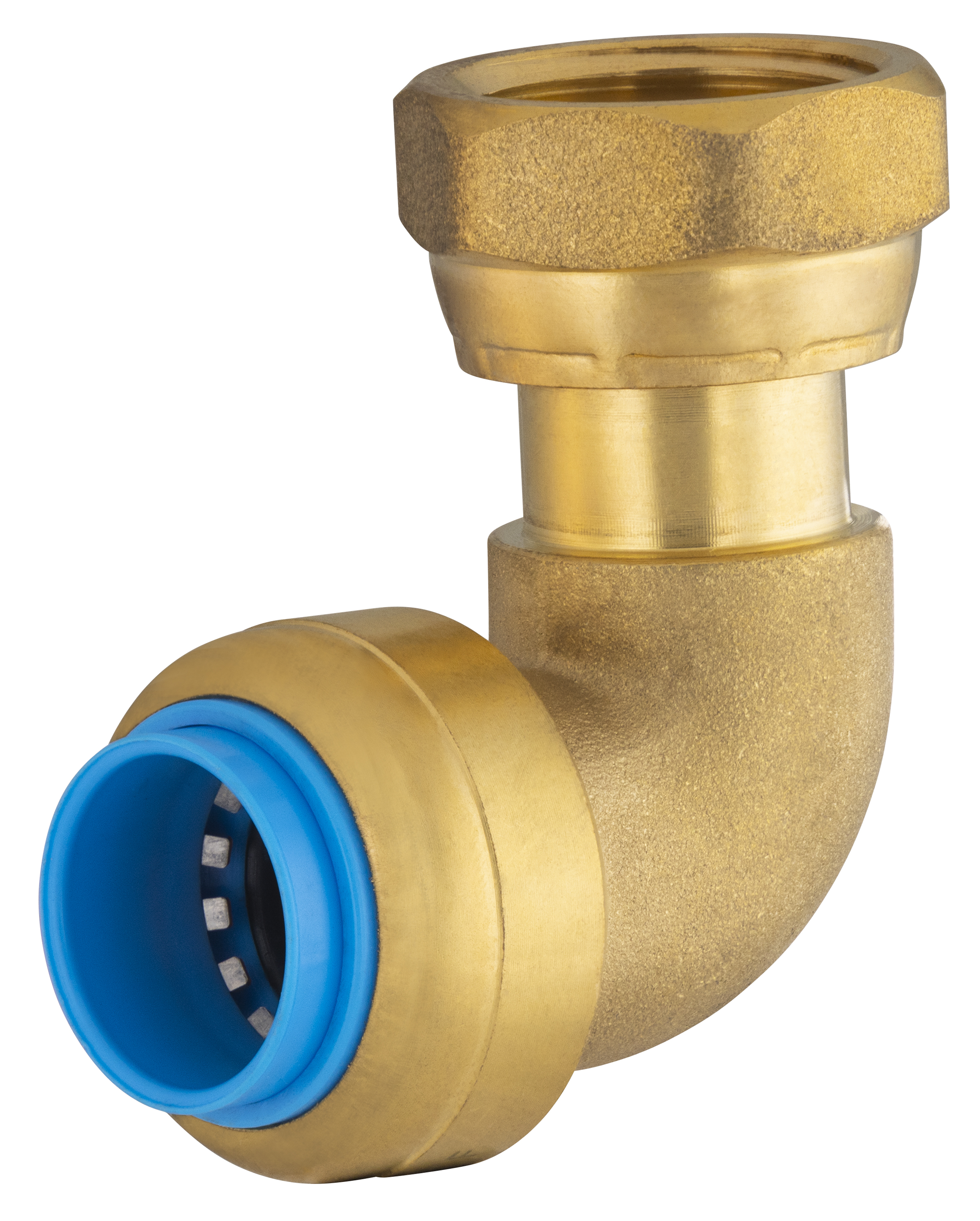 Conector automático universal codo ø16 hembra giratorio (1/2) tout push