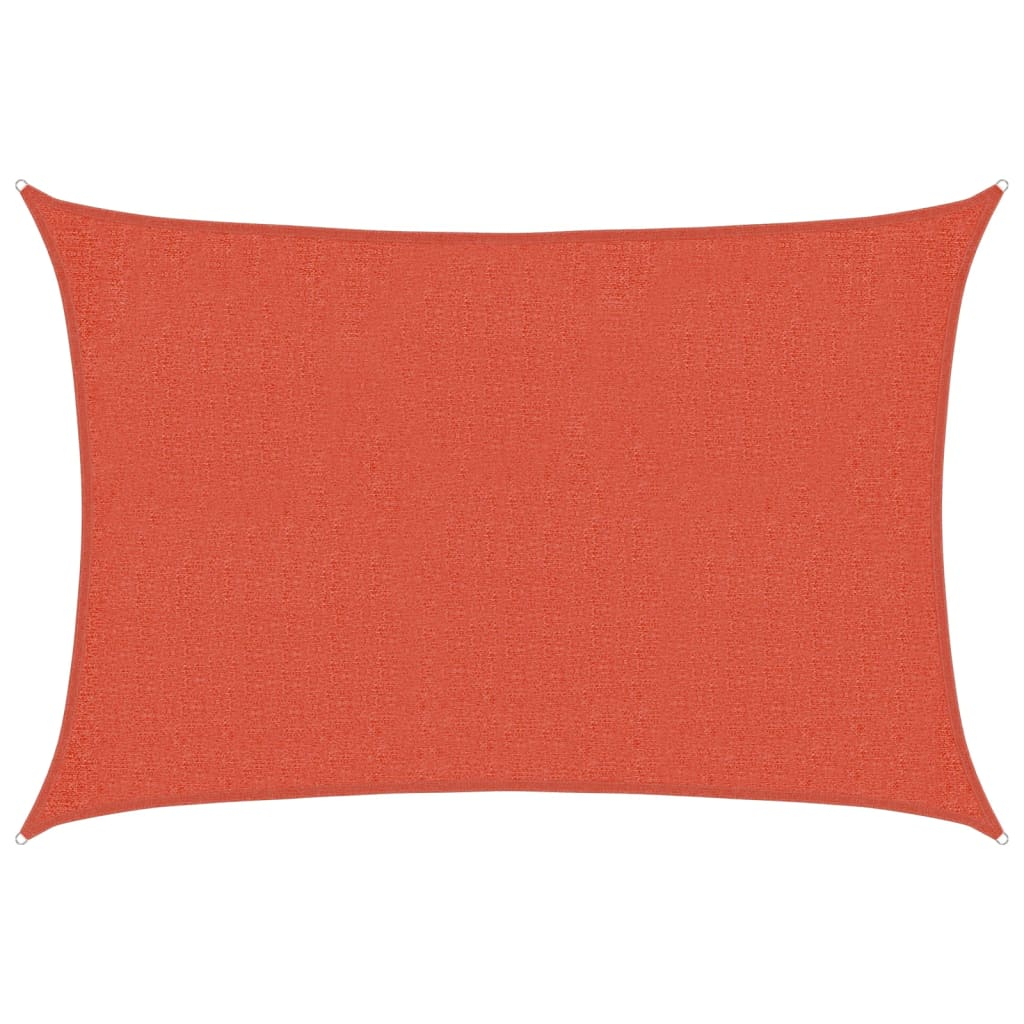 vidaXL toldo de vela hdpe terracota 160 g/m² 2x2,5 m